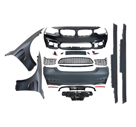 STOßSTANGENSET BODYKIT  BMW F32 / F33 LOOK M4 Fenders