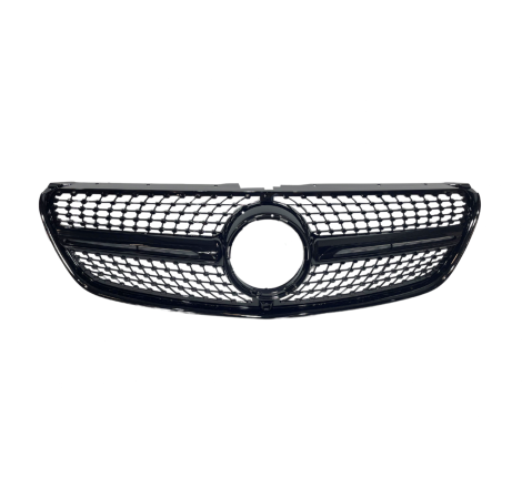 Front Grill Mercedes Vito W447 W447 2016-2020 Look Diamond Full Black