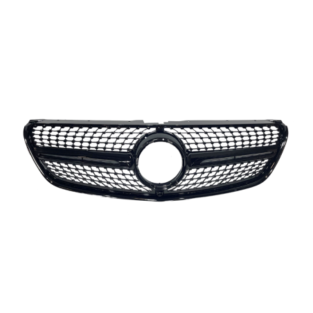FRONT GRILL Mercedes Vito W447 2016-2020 Look Diamond Full Black
