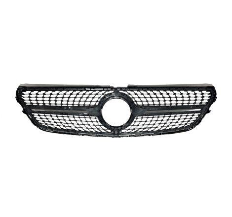 Front Grill Mercedes Vito W447 W447 2016-2020 Look Diamond Full Black