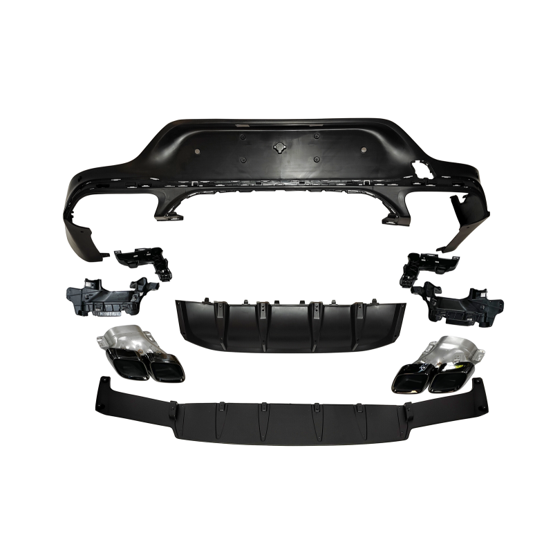 Rear Diffuser Mercedes GLC X253 COUPE 2020+ Look GLC63 Black
