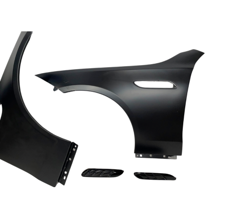 Parafanghi Anteriore Mercedes W206 Sedan/SW/Coupe Look C63 Alluminio