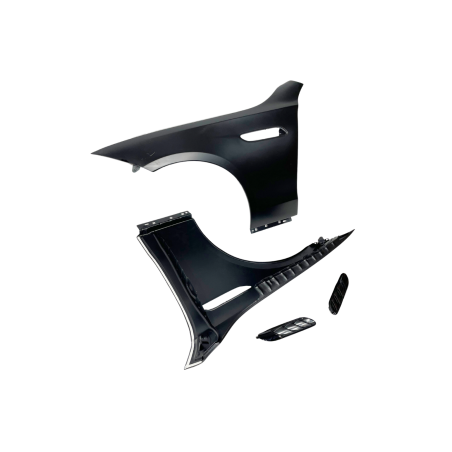 Parafanghi Anteriore Mercedes W206 Sedan/SW/Coupe Look C63 Alluminio