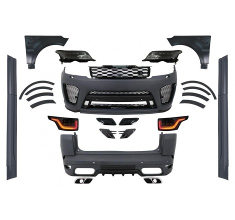 STOßSTANGENSET BODYKIT Range Rover Sport 2013-2017 Look 2018 SVR