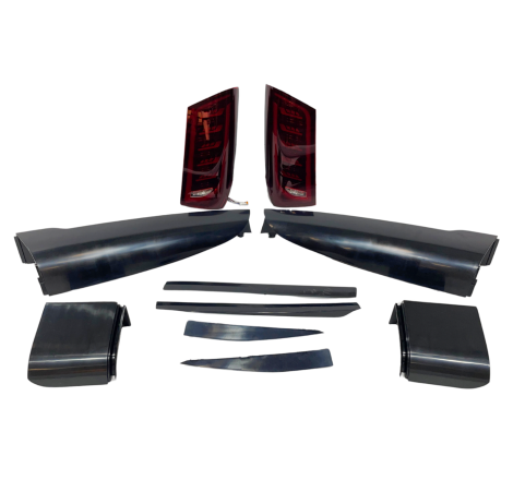 Set Of Rear Tail Lights Mercedes Vito 2004-2010 W639 Led  Look Maybach