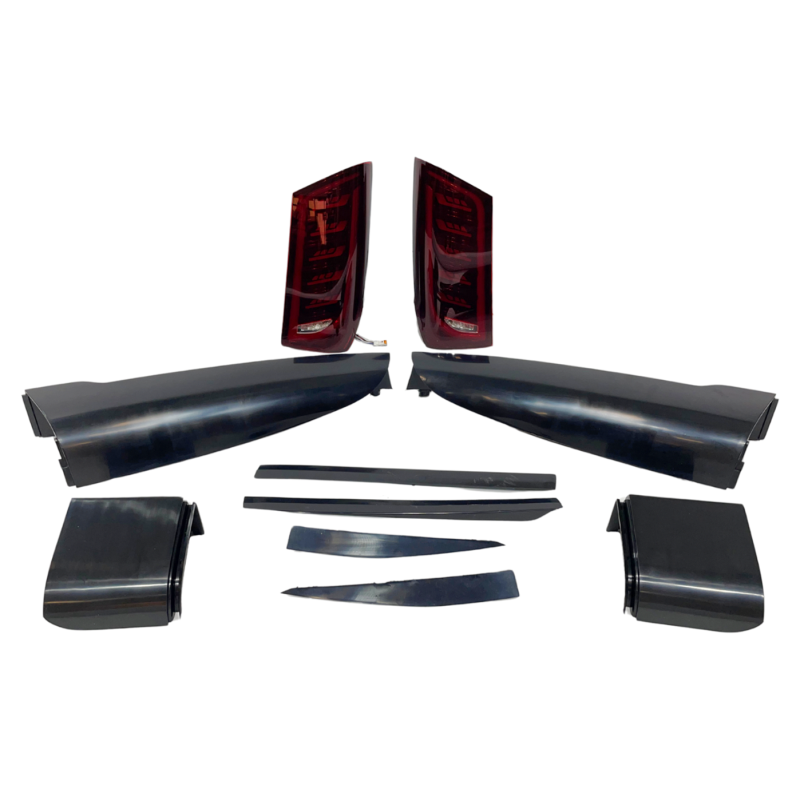 Set Of Rear Tail Lights Mercedes Vito 2004-2010 W639 Led  Look Maybach