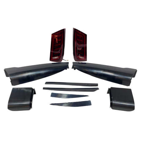 Set Of Rear Tail Lights Mercedes Vito 2004-2010 W639 Led  Look Maybach