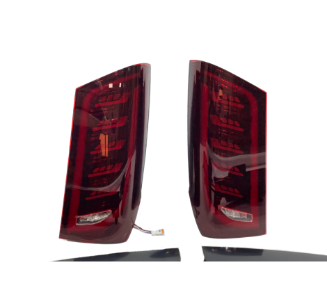 Set Of Rear Tail Lights Mercedes Vito 2004-2010 W639 Led  Look Maybach