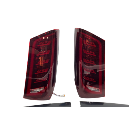 Set Of Rear Tail Lights Mercedes Vito 2004-2010 W639 Led  Look Maybach