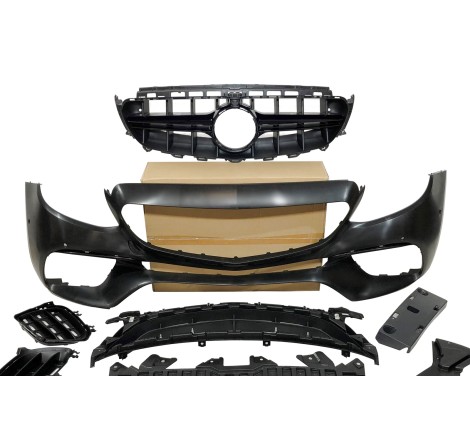 Front Bumper Mercedes W213 4p 2016-2019 / C238 look AMG E63
