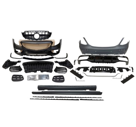 STOßSTANGENSET BODYKIT Mercedes W213 2016-2019 look AMG E63