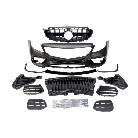 Front Bumper Mercedes W213 4p 2016-2019 / C238 look AMG E63