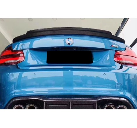 HECKLIPPE SPOILER HECKSPOILER KOFFERRAUM LIPPE BMW F22/F87 CARBON FIBRE
