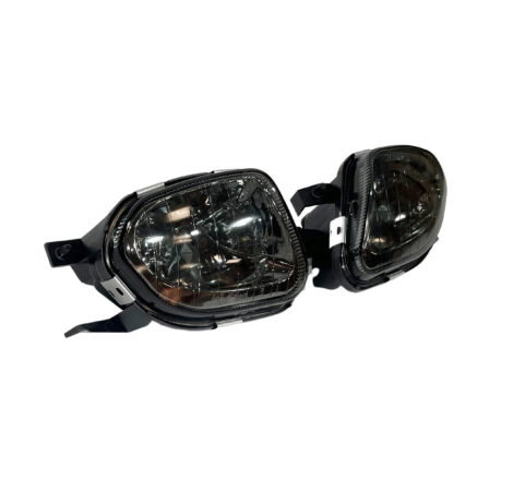 Set Of Fog Lamps For Bumper Mercedes W211 2002-2006 / W203 Look AMG