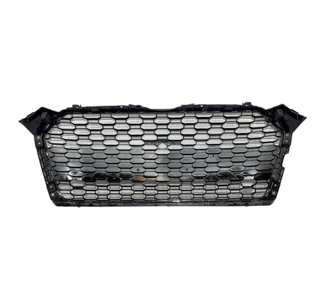 Front Grill A5 18-20 Look RS5 Chrome Glossy Black Camera