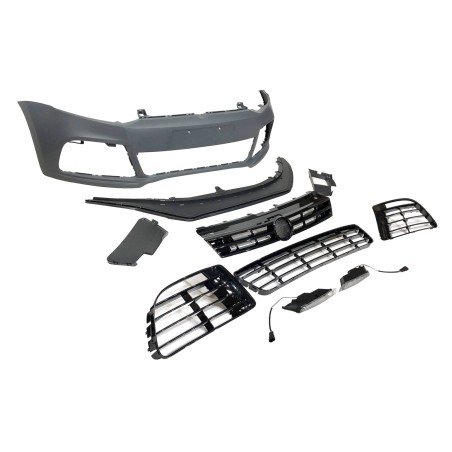 FRONTSTOßSTANGE FRONTSCHÜRZE Volkswagen Polo 2009-2017 Look R