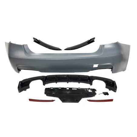 HECKSTOßSTANGE HECKSCHÜRZE BMW F30 LOOK M PERFORMANCE 2 Exhaust Double Rear tips