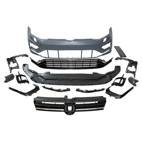 FRONTSTOßSTANGE FRONTSCHÜRZE VOLKSWAGEN GOLF 7.5 3/5D Facelift Look R20