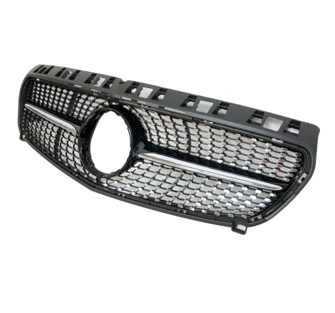 Paraurti Anteriore Mercedes W176 2012-2015 A45 Look AMG Sensori Griglia
