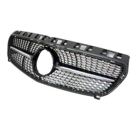 Paraurti Anteriore Mercedes W176 2012-2015 A45 Look AMG Sensori Griglia