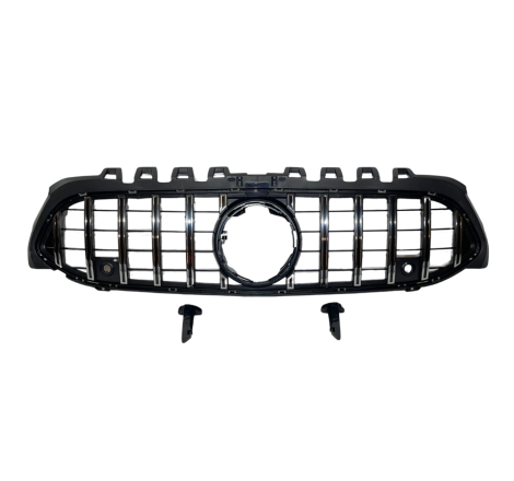 Front Grill Mercedes W177 / V177 Look GTR Chrome / Black Without camera
