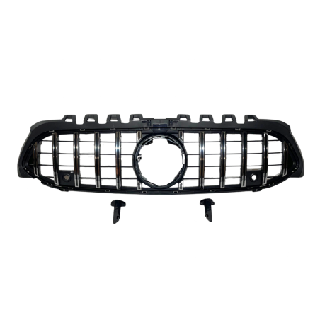 Calandre Mercedes W177 / V177 Look GTR Chrome / Black Sans caméra