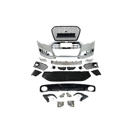 STOßSTANGENSET BODYKIT AUDI A6 / A6 AVANT 2015- 2018 C7 SLine Look RS6 Camera