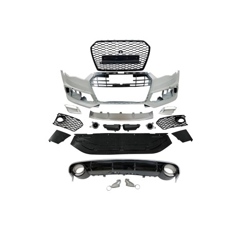 STOßSTANGENSET BODYKIT AUDI A6 / A6 AVANT 2015-2018 C7 LOOK RS6 Camera