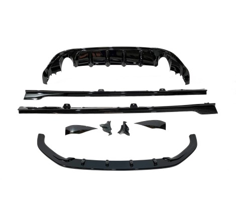 Kit De Carrosserie Volkswagen Golf 7.5 GTI Look TCR Noir brillant
