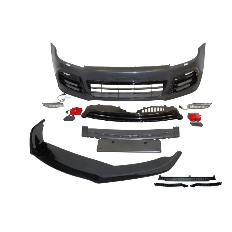 Front Bumper Volkswagen Scirocco Look R 2008-2014 Front spoiler