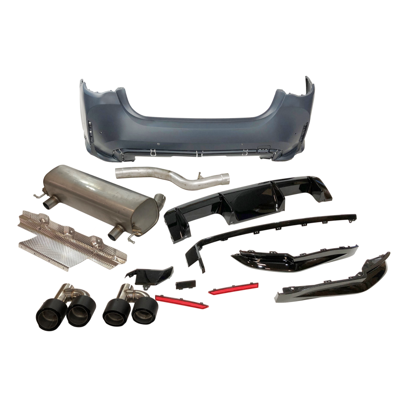 HECKSTOßSTANGE HECKSCHÜRZE BMW G22 Look M4