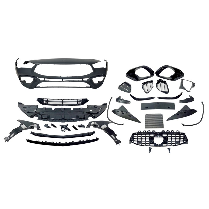 paragolpes delantero mercedes W176 A45 look AMG plastico