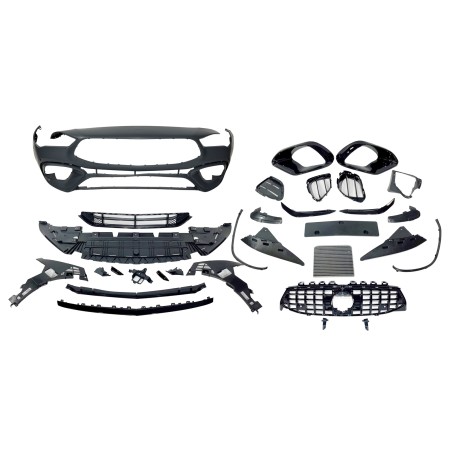 paragolpes delantero mercedes W176 A45 look AMG plastico