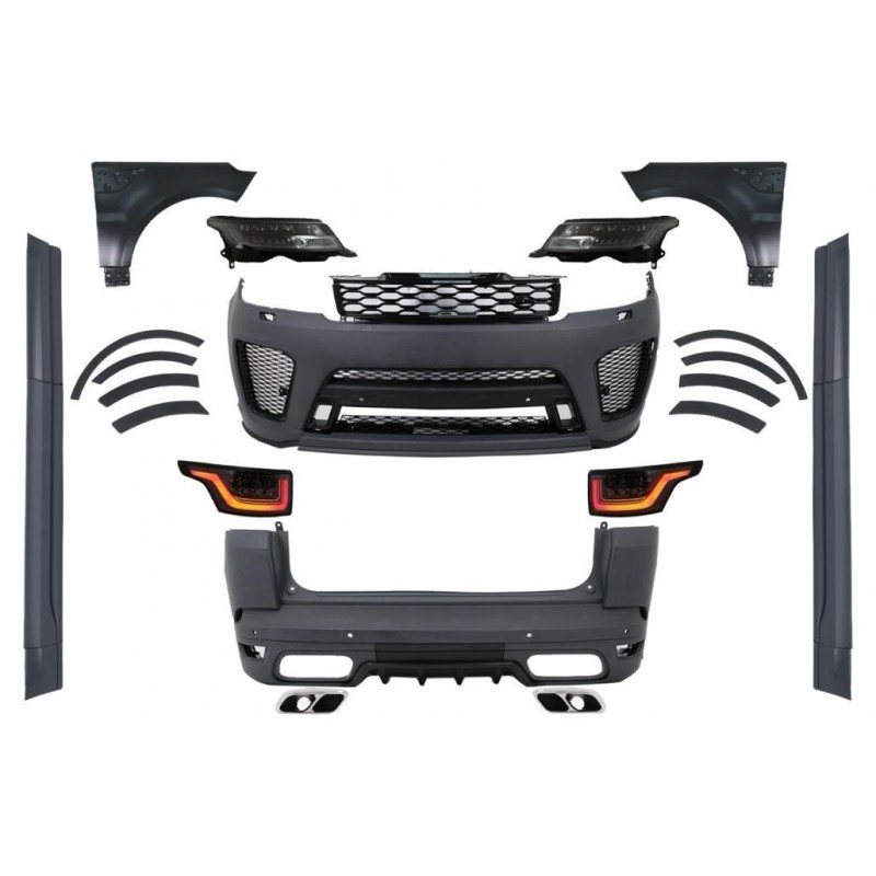 STOßSTANGENSET BODYKIT Range Rover Sport 2013-2017 Look 2018 SVR