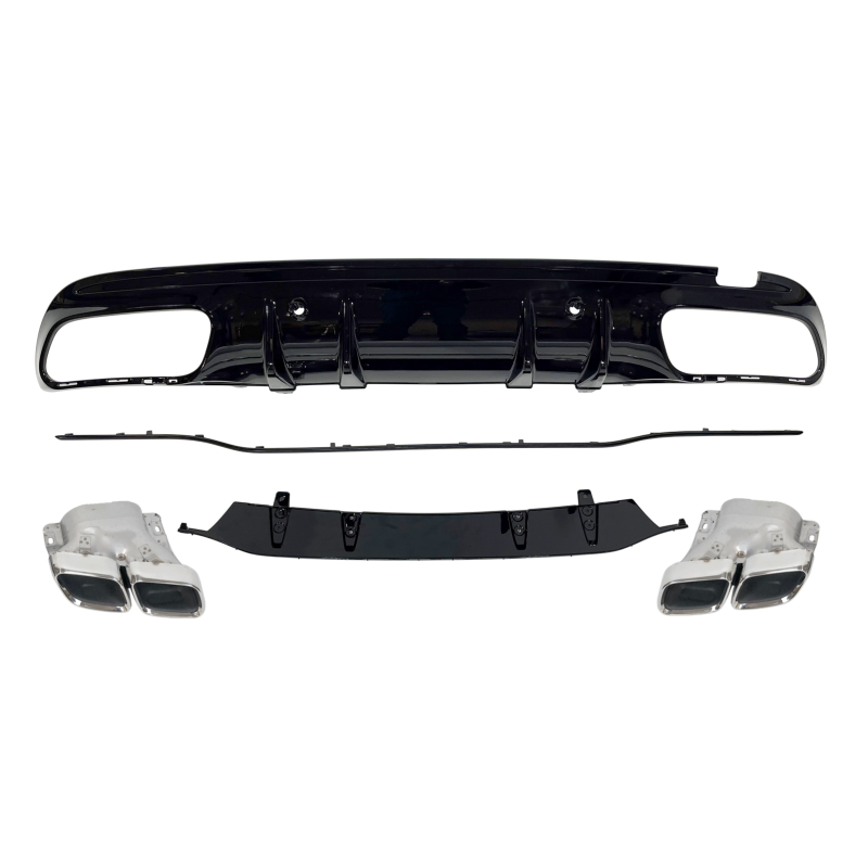 DIFUSOR TRASERO Mercedes W205 2019 4D / SW Look C63