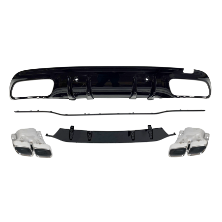 DIFUSOR TRASERO Mercedes W205 2019 4D / SW Look C63