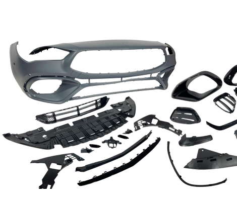 paragolpes delantero mercedes W176 A45 look AMG plastico