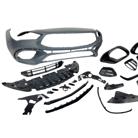 paragolpes delantero mercedes W176 A45 look AMG plastico