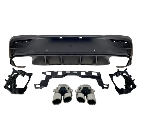 HECKANSATZ HECKSPOILER DIFFUSOR Mercedes C167 GLE 2020 Look E53 Black