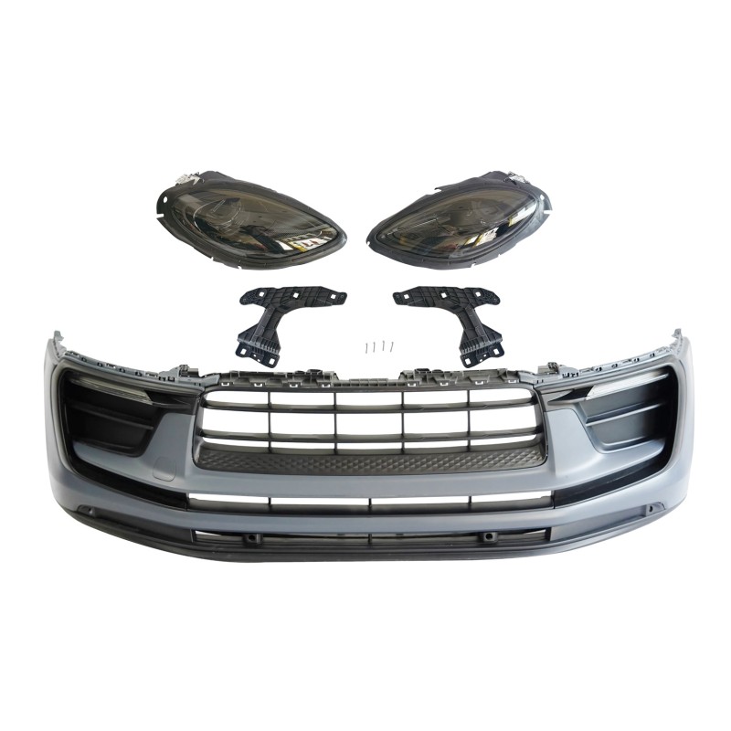 FRONTSTOßSTANGE FRONTSCHÜRZE Porsche Macan 2014-2018 Look 2023 Headlamps