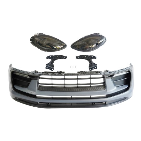 FRONTSTOßSTANGE FRONTSCHÜRZE Porsche Macan 2014-2018 Look 2023 Headlamps