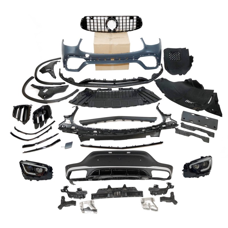 Kit Estetici Mercedes GLC X253 COUPE 2016-2019 Look 2020 GLC63