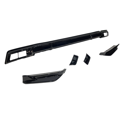 Rear diffuser Ford Transit / Toureo Custom MK2 2024+ Glossy Black