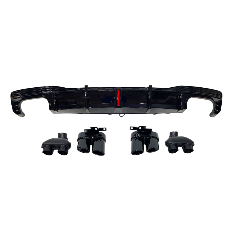 HECKANSATZ HECKSPOILER DIFFUSOR Audi A7 C8 2019-2024 Look S7 to SLine