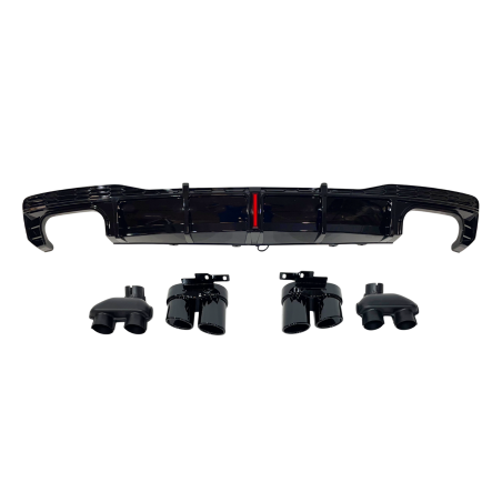 HECKANSATZ HECKSPOILER DIFFUSOR Audi A7 C8 2019-2024 Look S7 to SLine