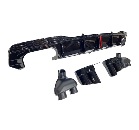 HECKANSATZ HECKSPOILER DIFFUSOR Audi A7 C8 2019-2024 Look S7 to SLine