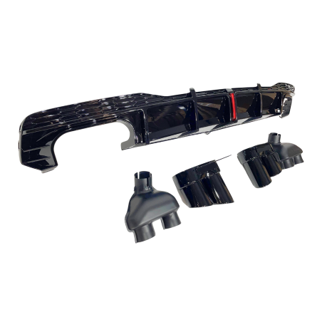 HECKANSATZ HECKSPOILER DIFFUSOR Audi A7 C8 2019-2024 Look S7 to SLine