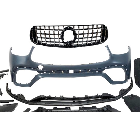 Pare-Choc Avant Mercedes X253 / C253 GLC 2020-2022 look AMG GLC63