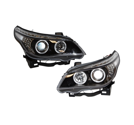 Faros Delanteros Luz De Dia BMW E60 / E61 '03-'07 Intermitente Led