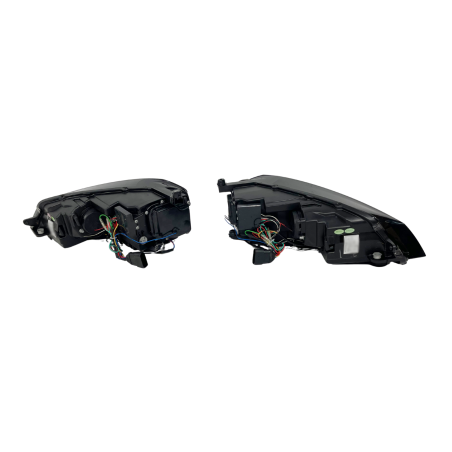 Set Of Headlamps Day Light Volkswagen Golf 7 Xenon DRL Red